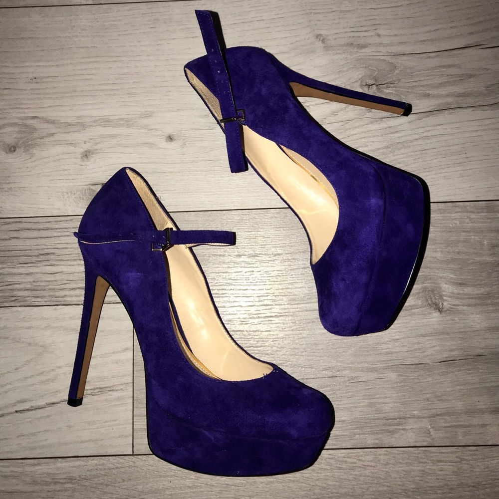 Blue heels